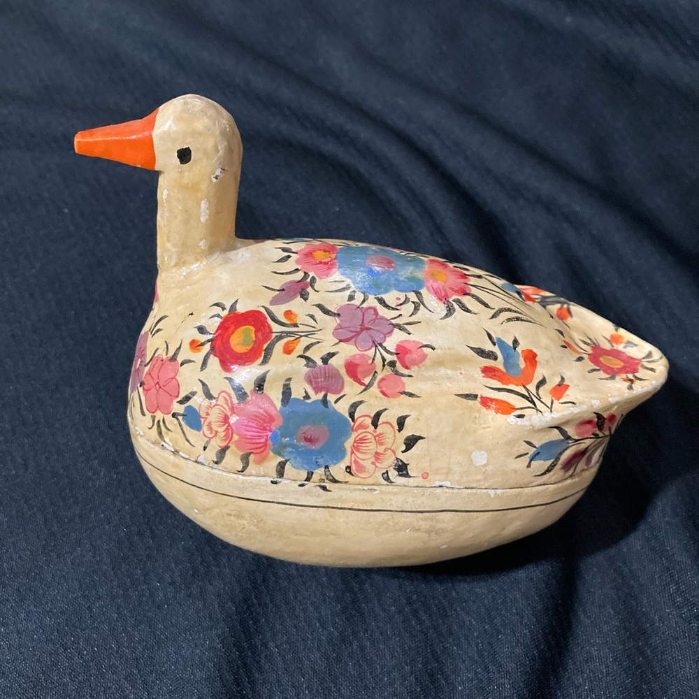 Vintage Papier-mâché Duck